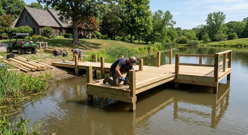 Boat Dock Construction in Overland Park, KS