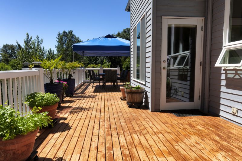 Deck with Built-in Seating