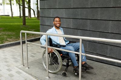 Products For Disability Ramp Installations in use